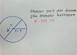 Keliling Lingkaran Jika Diketahui Diameter